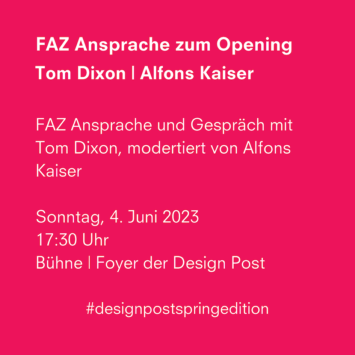 Design Post Spring Edition x imm cologne | Design Post Köln